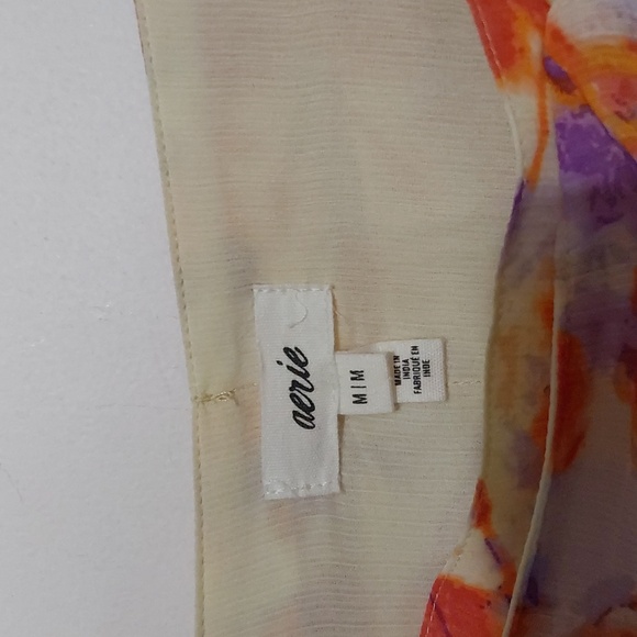 Aerie Floral Mini Wrap Skirt - Picture 4 of 8